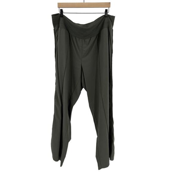 NEW Athleta Nolita Wide Leg Pant Sz 20 Green - Picture 5 of 12